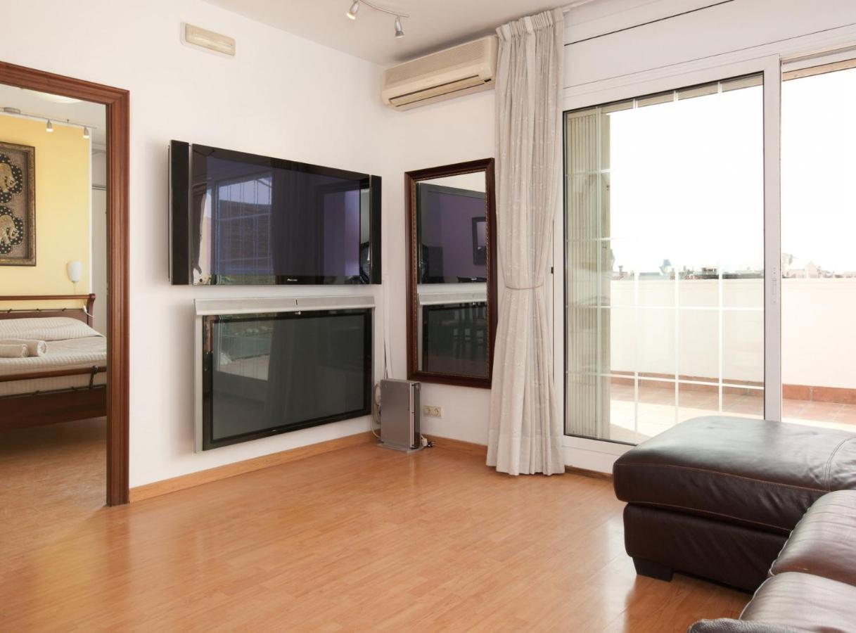 Ferienwohnung Rambla Cat - Penthouse With Terrace Barcelona Exterior foto