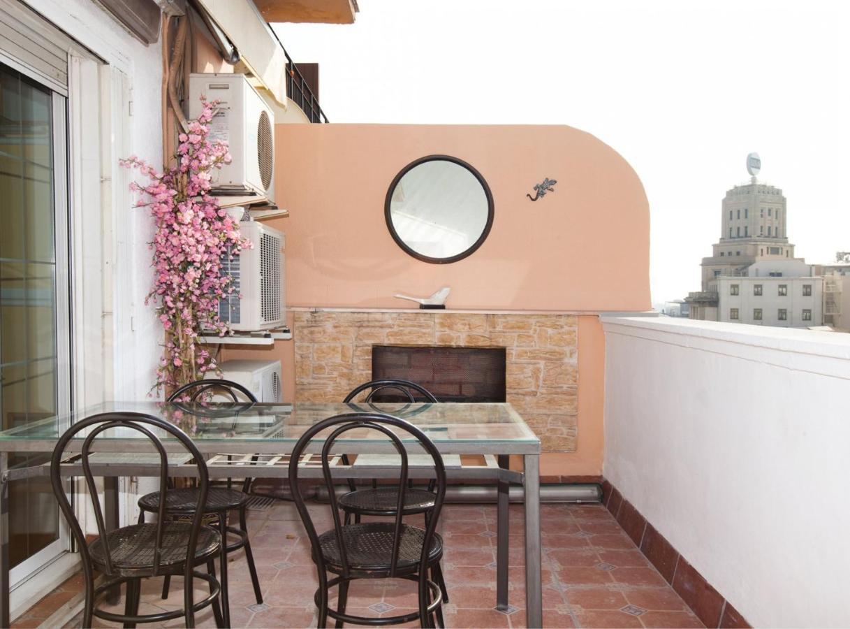 Ferienwohnung Rambla Cat - Penthouse With Terrace Barcelona Exterior foto