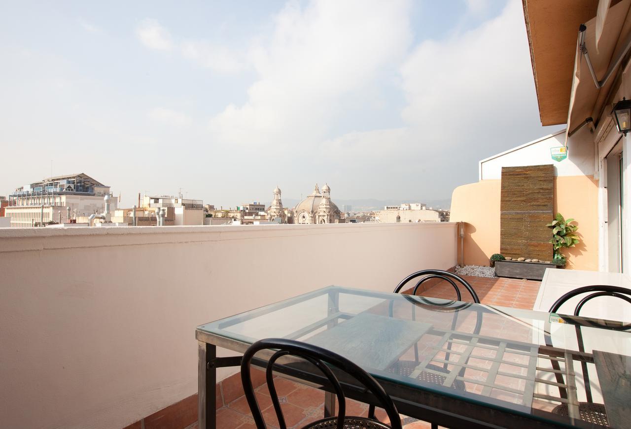 Ferienwohnung Rambla Cat - Penthouse With Terrace Barcelona Exterior foto
