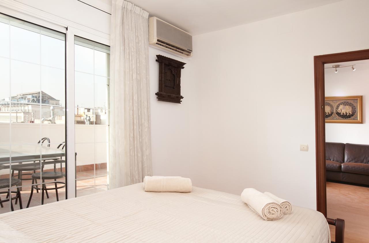 Ferienwohnung Rambla Cat - Penthouse With Terrace Barcelona Exterior foto